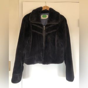 Anthropologie faux fur jacket, size M